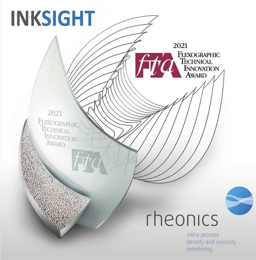 Viscosity sensor RPS InkSight is awarded by the Flexographic Technical Association for its innovative character