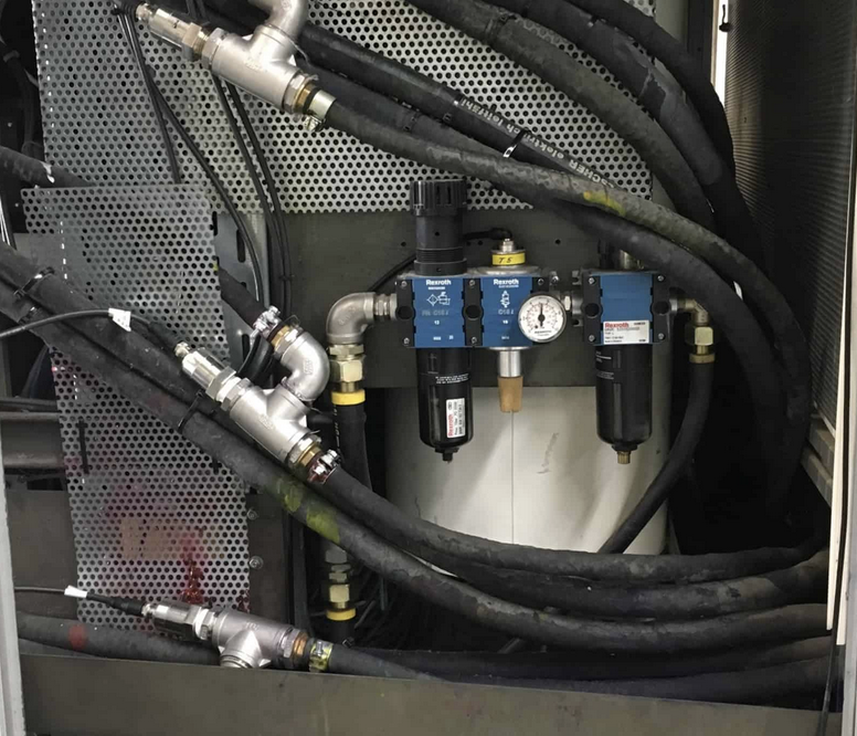 Viscosity RPS sensors installed on press

