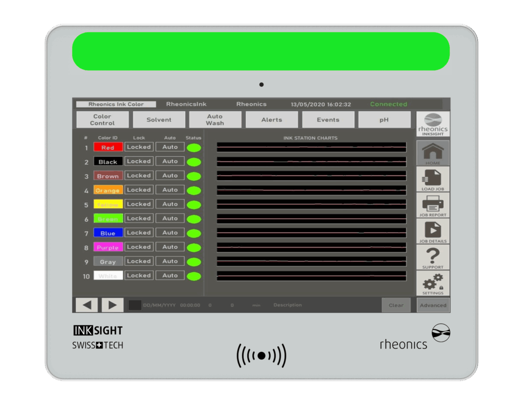 viscosity monitoring sensor for printing

